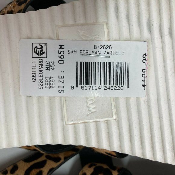 NEW Sam Edelman Ariele Leopard Print Calf hair - Picture 9 of 10